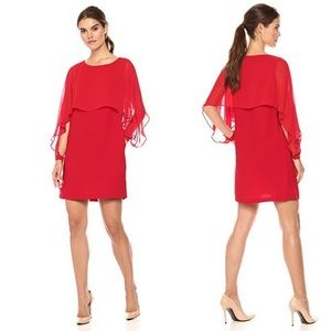 Nanette Nanette Lepore sheer chiffon dress!